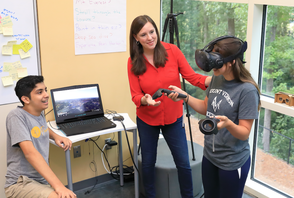 Partnering with Dell Alienware, MV Students Create Virtual Reality Lab