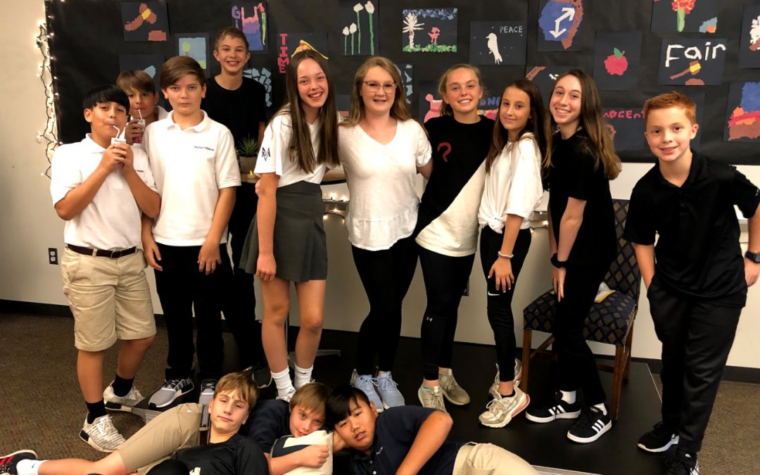 Grade 7 Students Transform Humanities Class Into Legacy Poetry Café