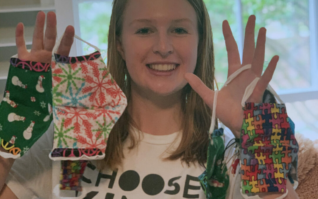 Class of 2021 Emma Markland Shares the Well by Creating Masks for Family, Friends, and Medical Professionals